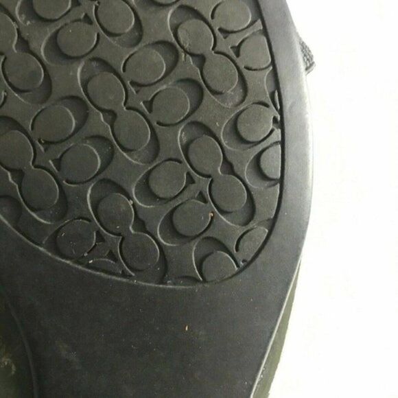 Coach Gray Patent Leather Ballet Flats “Dwyer” Size 5.5 Y - Picture 5 of 7